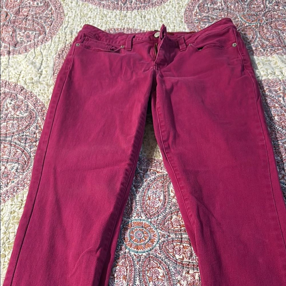 Banana Republic Women's Skinny Jeans - Vibrant Pink